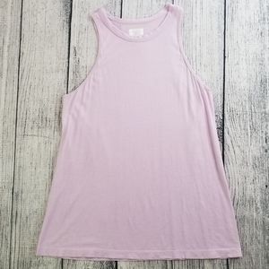 Athleta Soft Lilac Sheer With Ease Tank
